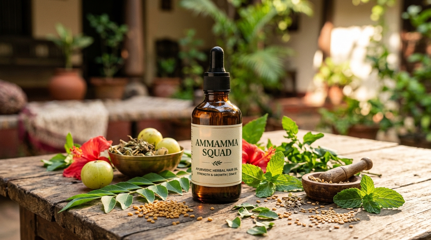 Ammamma Squad Herbal Bottle